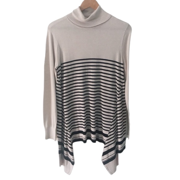 Apt 9 Turtleneck Striped Tunic Sweater - Picture 3 of 6